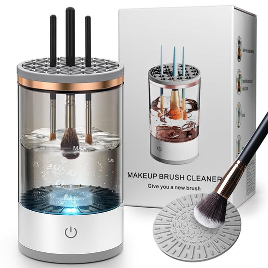 Electric Makeup Brush Cleaner, Cosmetic Brush Cleaner, Automatic Spinning Makeup Brush Cleaner Deep Cleaning