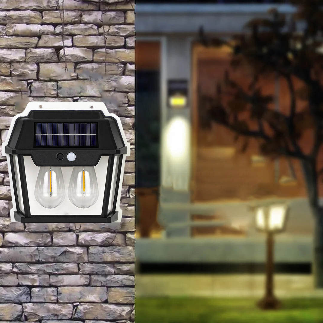 ضوء المصباح الخارجي القابل لإعادة الشحن بالطاقة الشمسية  <> Solar Rechargeable Outdoor Lamp Light