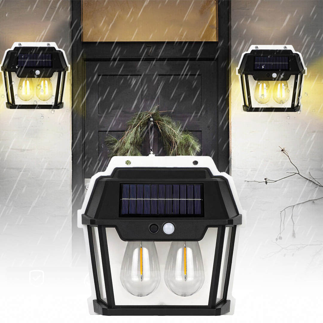 ضوء المصباح الخارجي القابل لإعادة الشحن بالطاقة الشمسية  <> Solar Rechargeable Outdoor Lamp Light