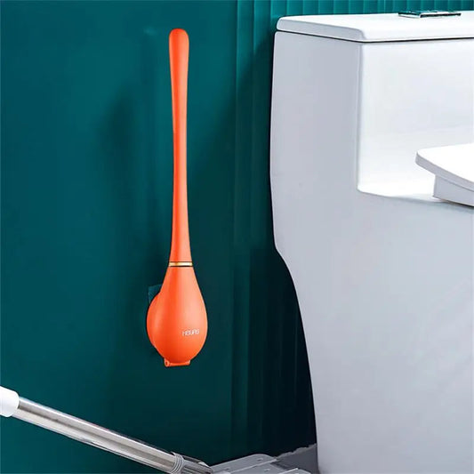 Wall Mounted Silicon Toilet Brush