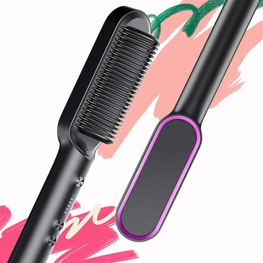 💖NEGATIVE ION HAIR STRAIGHTENER STYLING COMB