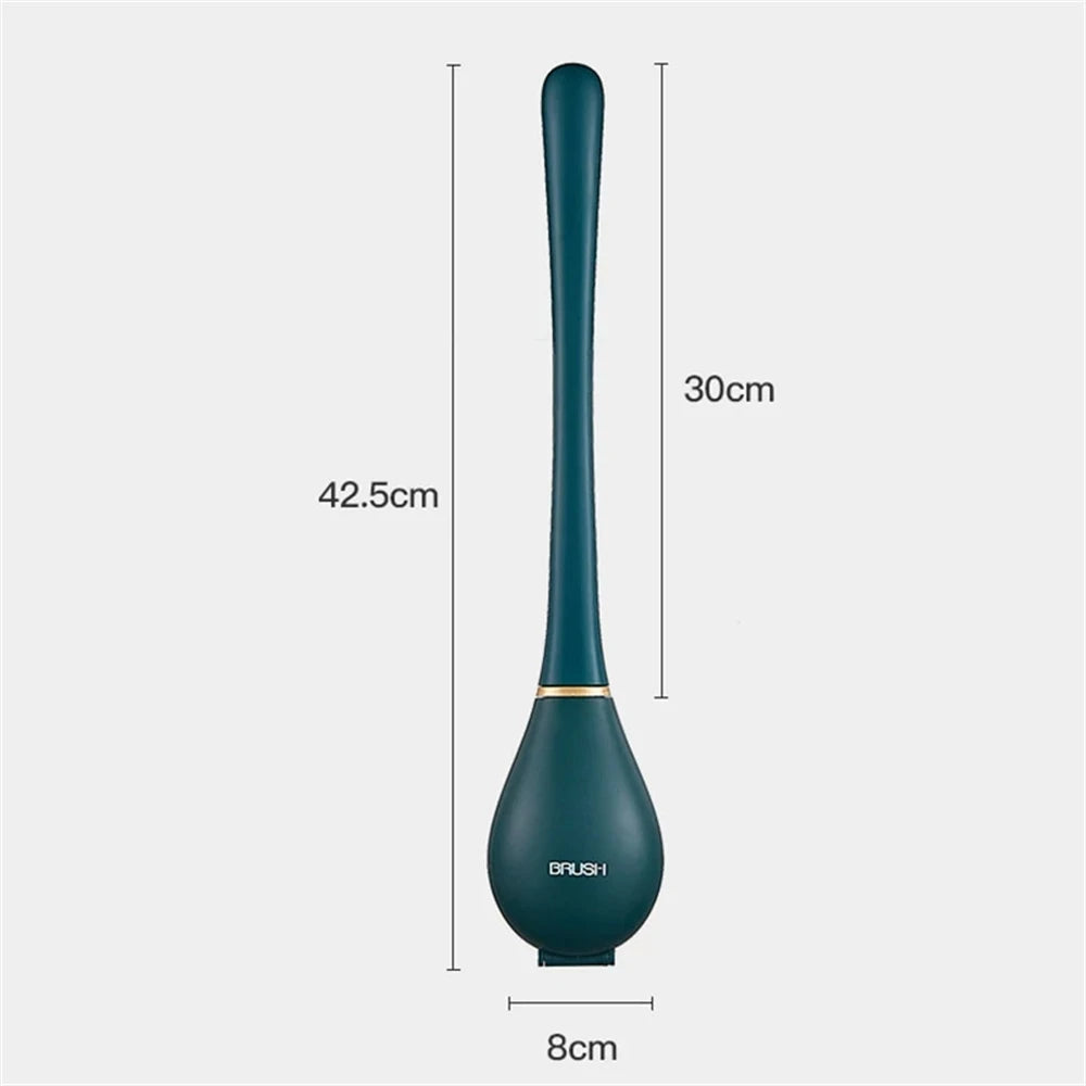 Wall Mounted Silicon Toilet Brush