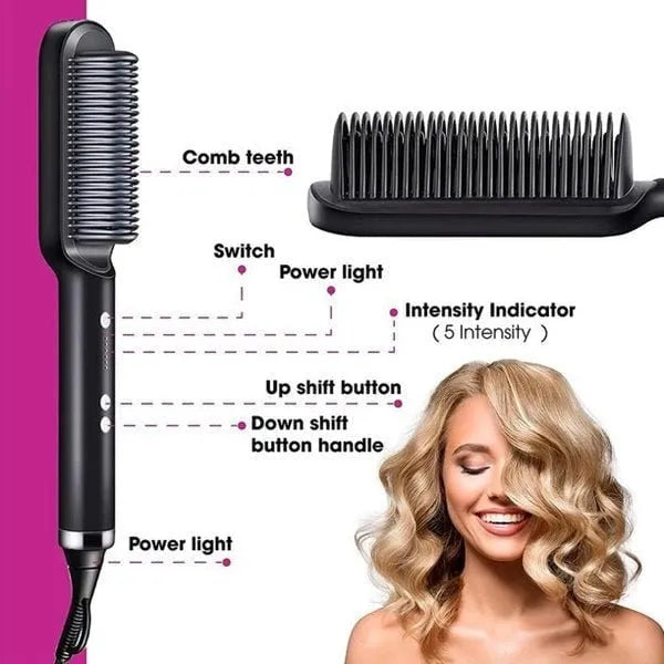 💖NEGATIVE ION HAIR STRAIGHTENER STYLING COMB