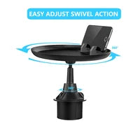 Car Cup Holder Swivel Tray