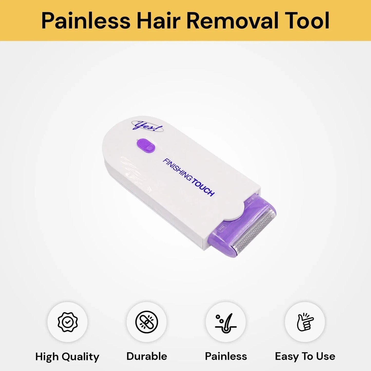 Silky Smooth Hair Eraser, Painless Hair Removal